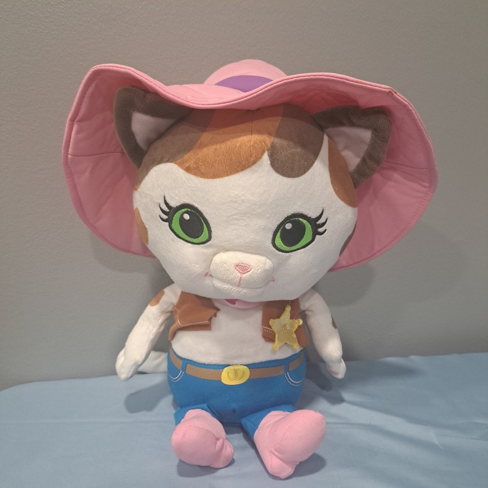 Disney Junior Sheriff Callie Wild West Callie Oke Sing Along Plush Doll 13" Talk